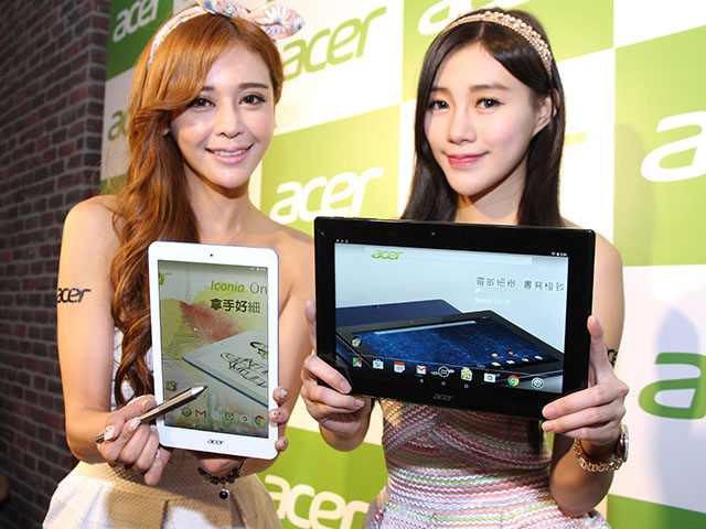 Acer Iconia One 8、Tab 10安卓平板五月底開賣